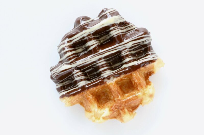 belgian dark chocolate waffle