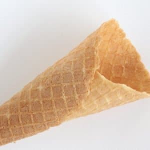 home made ice-cream cones