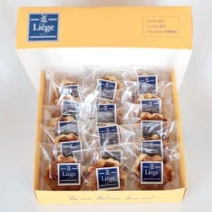 single packed waffle gift box top